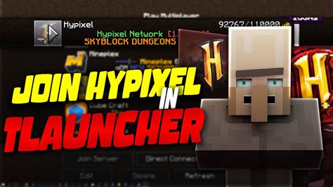 how to join hypixel|how to join hypixel 1.8.9.